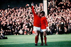 Denis Law & George Best, Manchester United Players Circa 1960s