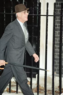 01303 Collection: Denis Thatcher at 10 Downing Street amid the Conservative Party leadership battle