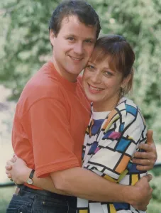 Denise Welch with Actor Ian Sharrock 1 June 1992 circaa