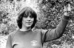 One Young Woman Only Prints: Denise Welch pictured at her parents house in Ebchester near Consett