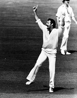 Images Dated 1st September 1980: Dennis Lillee September 1980 appeals to Umpire at Lords