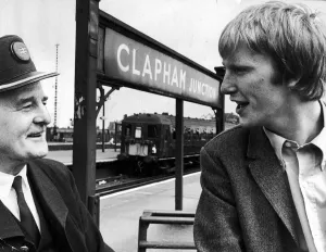 Sign Prints: Dennis Waterman and his father Harry Frank Waterman who works as a ticket collector