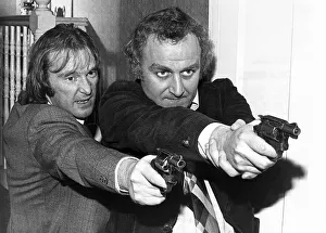 Dennis Waterman (L) and John Thaw in The Sweeney television series