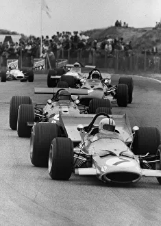 00194 Prints: Denny Hulme motor racing driver 1969 Dutch Grand Prix