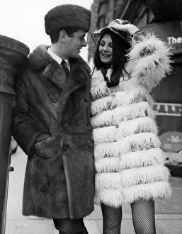 At Denny La Rues club in London, Simon Freres of Paris presented the latest furs for