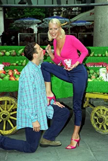 Densie Van Outen TV Presenter June 1998 Presenter of the big breakfast with co