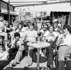 Derby County players in Majorca as they celebrate their League Titile win