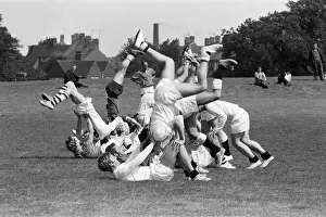 00437 Prints: Derby County training session for the new season at Colwick Wood, Nottingham
