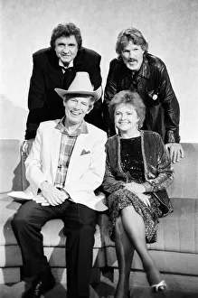 Derek Jameson, Johnny Cash, Kris Kristofferson and Billie Jo Spears appear on the Wogan