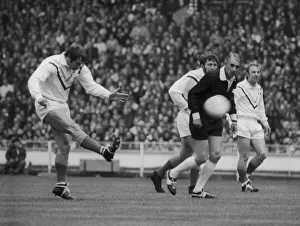 Derek Whitehead seen here kicking one of the 7 goals he scored for Warrington in their 24