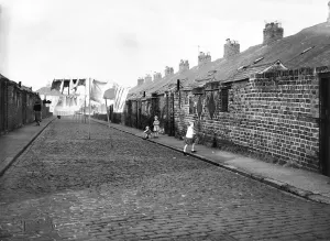 Derelict housing in an area of Newcastle - An adventure to Children finding anythig to