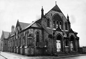 00671 Collection: The derelict Methodist church in Peel Street, Thornaby, 23rd January 1973