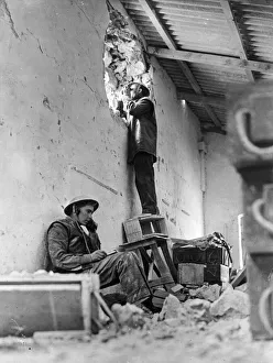 Libya Prints: Derna, Libya. An artillery observation post in a captured fort
