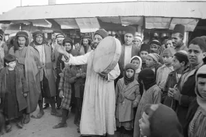 Core80 Prints: A Dervish dance performed in the street during the Bairan Festival in the Syrian town of