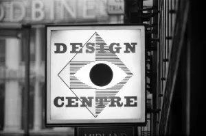 Sign Prints: The Design Centre, 28 Haymarket, near Piccadilly Circus, London