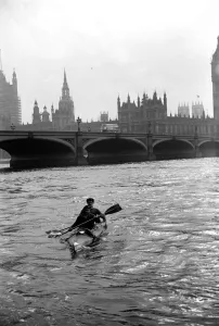 Endurance Prints: Devizes to Westminster Canoe Race. First home but had to take second. E. Davis and H. J