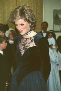 Choker Prints: Diana and Charles attend a Gala Performance of Onward and Upward at Haddo House