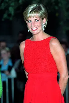 Diana, The Princess of Wales, arrives at the National Museum of Women in the Arts in