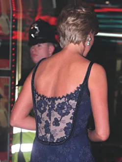 Diana, Princess of Wales arrives for the Royal Gala Premiere performance of Lord