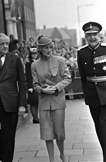 DIANA, PRINCESS OF WALES ARRIVING AT EVENT DURING THE DAY IN CARLISLE - 1992