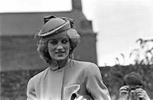 01414 Collection: DIANA, PRINCESS OF WALES ARRIVING AT EVENT DURING THE DAY IN CARLISLE - 1992