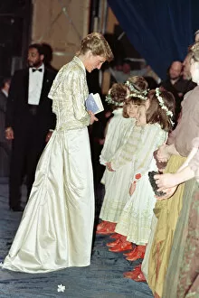 Images Dated 3rd February 1989: Diana, Princess of Wales attends an opera in Brooklyn, New York City. 3rd February 1989