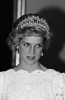 01499 Prints: Diana, Princess of Wales at the British Ambassadors Residence during an official