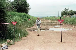 Diana, Princess of Wales during her four day British Red Cross mission to highlight