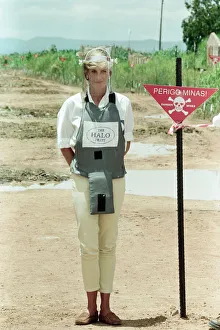 01503 Prints: Diana, Princess of Wales during her four day British Red Cross mission to highlight
