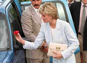 South America Prints: Diana, Princess of Wales on her four day visit to Argentina in her role as goodwill