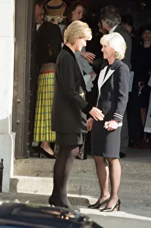 Photographer Prints: Diana, Princess Of Wales, with Diana Donovan the widow of photographer Terence Donovan as