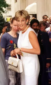 Diana, Princess of Wales leaving the Carlyle Hotel in New York City, USA