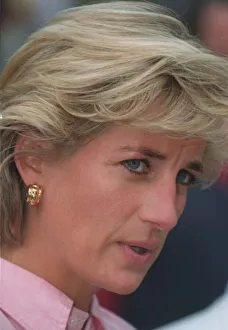 Diana, Princess of Wales makes a three day visit to Bosnia - Herzegovina as part of her