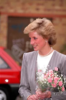 Diana, Princess of Wales pictured at a London charity presentation - 1989