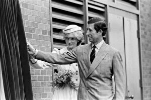 Images Dated 15th June 1983: Diana, Princess of Wales and Prince Charles, Prince of Wales in Halifax, Canada