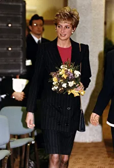 Diana, Princess of Wales today came face to face with a woman driven to killing her