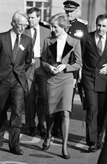Diana, Princess of Wales visits Birmingham Accident Hospital. 8th March 1990
