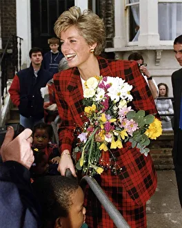 Diana, Princess of Wales, who is patron of the charity Turning Point