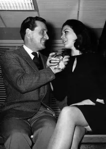 Diana Rigg actress and Patrick Macnee actor did the TV Series The Avengers