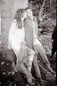00140 Prints: Diana Rigg during the filming of A Midsummer Nights Dream William Shakespeare