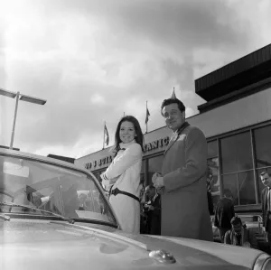 Diana Rigg and Patrick Macnee, stars of The Avengers'. 12th March 1966