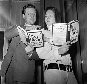 Diana Rigg and Patrick Macnee, stars of The Avengers'. 12th March 1966