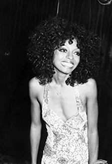 Diana Ross, October 1973, pictured attending a London Party