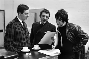 01136 Prints: Dick Clement (left) and Ian La Frenais (right) scriptwriters for the Mr