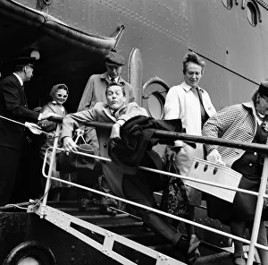 Dick Van Dyke, American actor / comedian arrived on the liner Bremen
