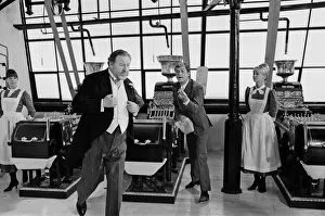 00893 Prints: Dick Van Dyke (centre) and James Robertson Justice (left
