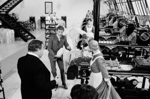 00893 Prints: Dick Van Dyke (centre) and James Robertson Justice (right in black tails