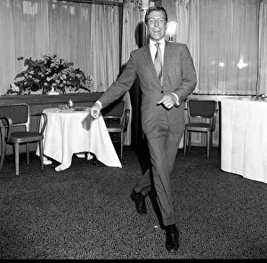 00893 Prints: Dick Van Dyke at The Dorchester Hotel. Tomorrow, he begins filming Chitty Chitty