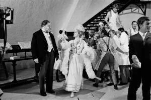 Star Prints: Dick Van Dyke (far right), Sally Ann Howes (centre), and James Robertson Justice