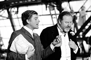 Dick Van Dyke (left), and James Roberson Justice (right - in black tails